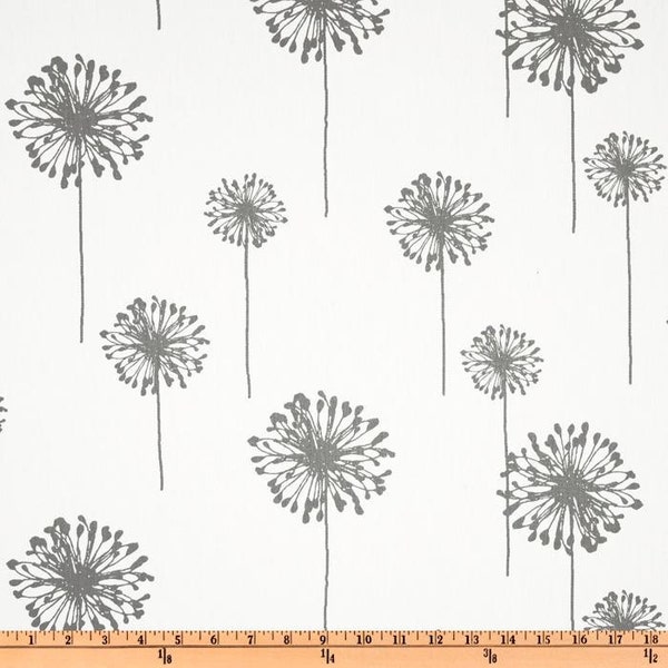Gray  Valance. Gray Dandelion Valance. Gray  Dandelion Valance. Grey  Dandelion Valance. Gray  and white valance
