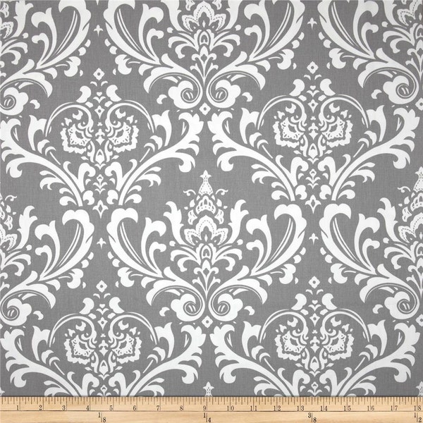 Curtain valance. Gray Valance . Gray Damask Valance.  Damask Valance. Damask  Curtain.  Custom Valance . Grey Ozborne Valance.