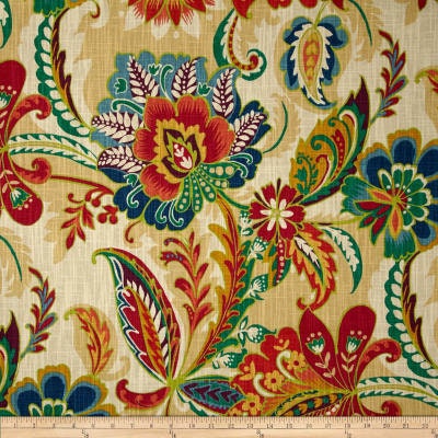 Fabricut Green Yellow Black Red Stripe Cotton Medium Fabric By The Yar –  Affordable Home Fabrics