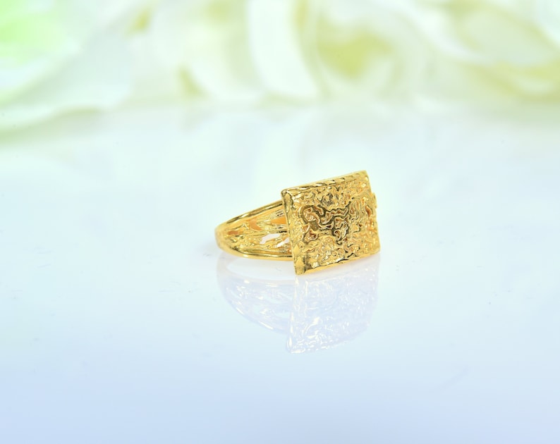 Filigree ring 14k GOLD Filled handmade jewelry gifts for women 14k gold ring womens jewelry lace ring