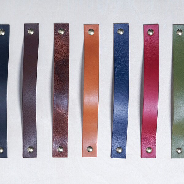 Leather Pulls Etsy