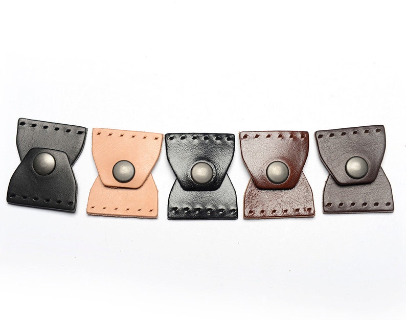 Leather Tab Fasteners Leather Clasp Etsy