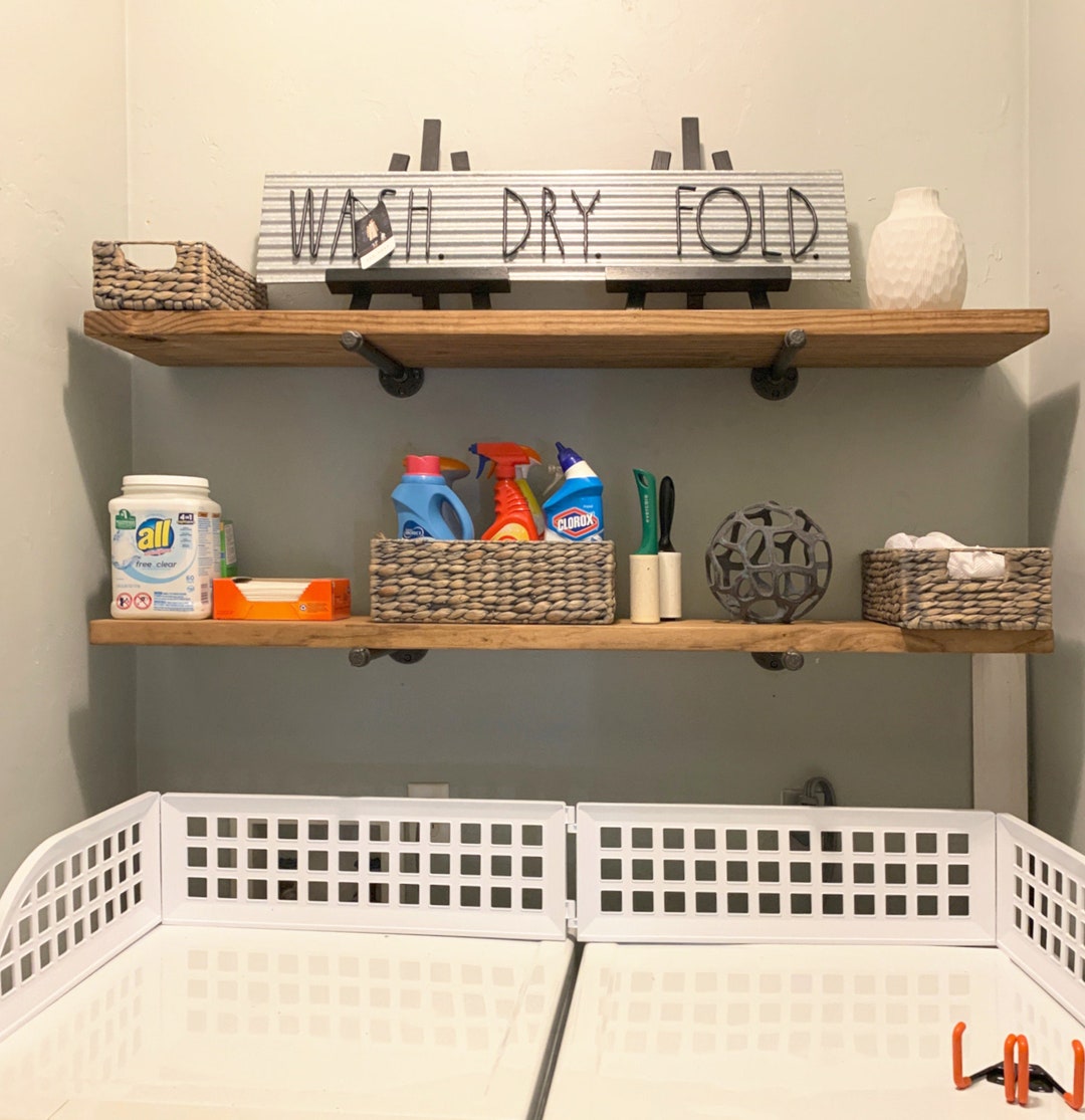 Storage Wins: Acrylic Floating Shelves - Simply Organized