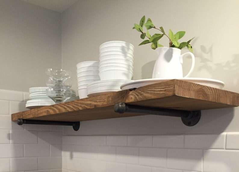 9 25 Depth Rustic Floating Shelves Image 0