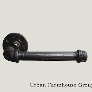 Industrial Toilet Paper Holder, Bathroom Decor, Farmhouse Toilet Paper Holder, Plumbing Pipe Toilet Paper Holder, Rustic Hardware, Modern