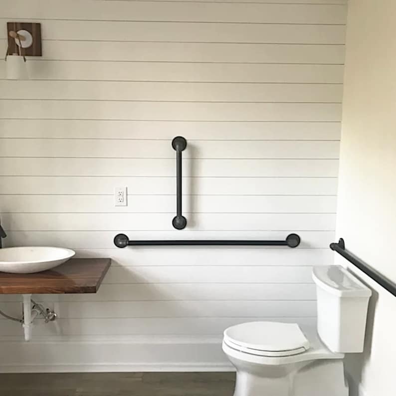 ADA Compliant Handicap Accessibility Grab Bars / Hand Rails Etsy