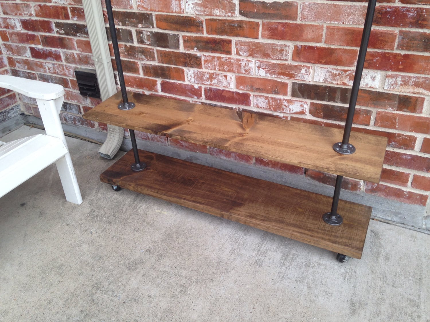 Garment Rack With Bottom Shelf. Industrial Clothing Rack for Etsy