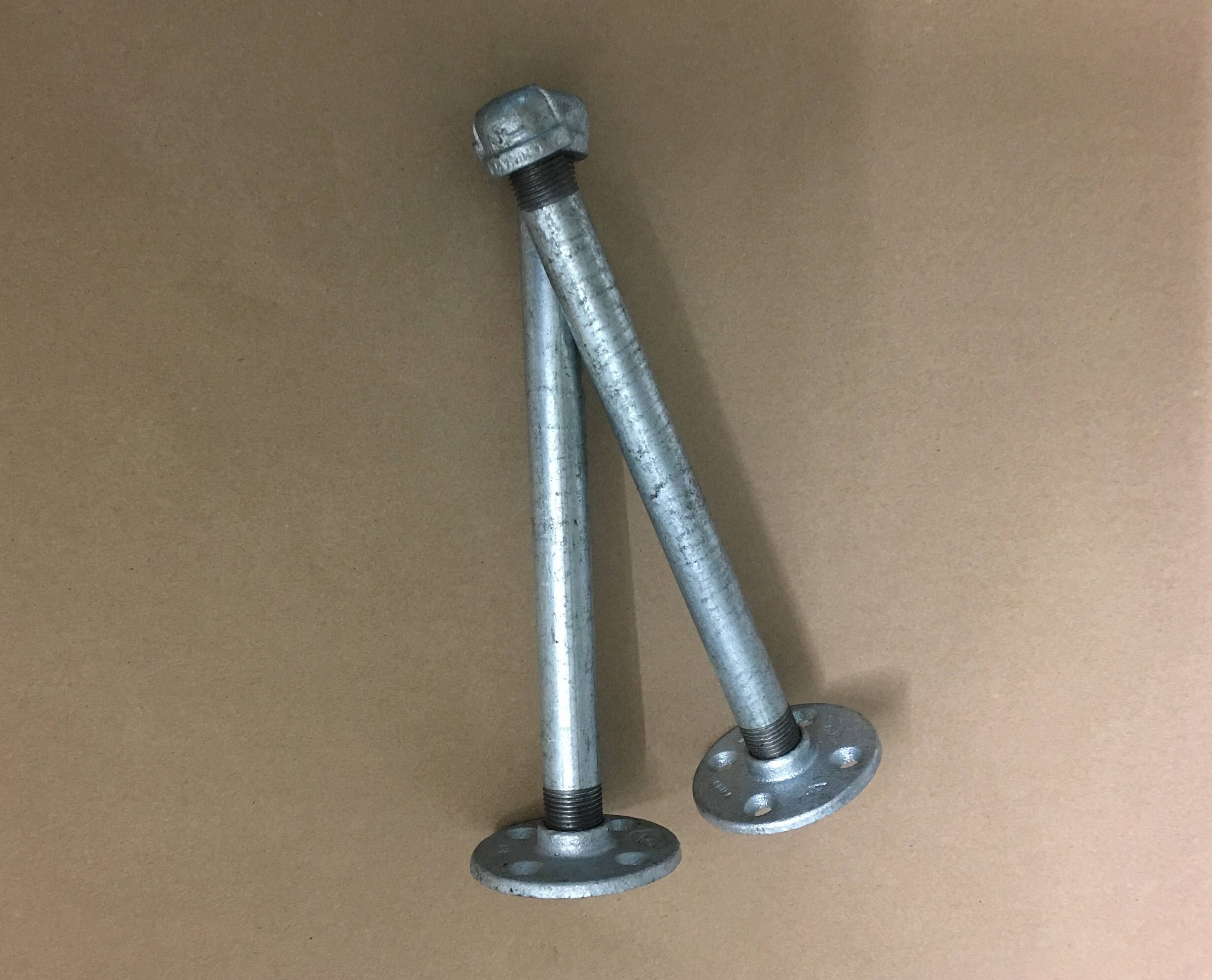 Galvanized Floating Shelf Brackets Pipe 50