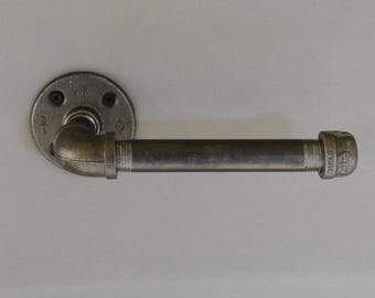 Industrial Plumbing Pipe Toilet Paper Holder, Rustic Bathroom Decor