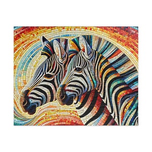 MOSAIC SERIES- ZEBRA 5 Jigsaw Puzzle- 110 252 520 1014 piece options