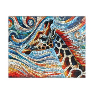 MOSAIC SERIES- GIRAFFE 3 Jigsaw Puzzle- 110 252 520 1014 piece options