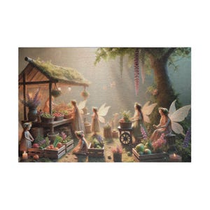 FAERY LIFE The Gathering Feast Jigsaw Puzzle- 110 252 520 1014 piece options