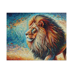 MOSAIC SERIES- LION 4 Jigsaw Puzzle- 110 252 520 1014 piece options