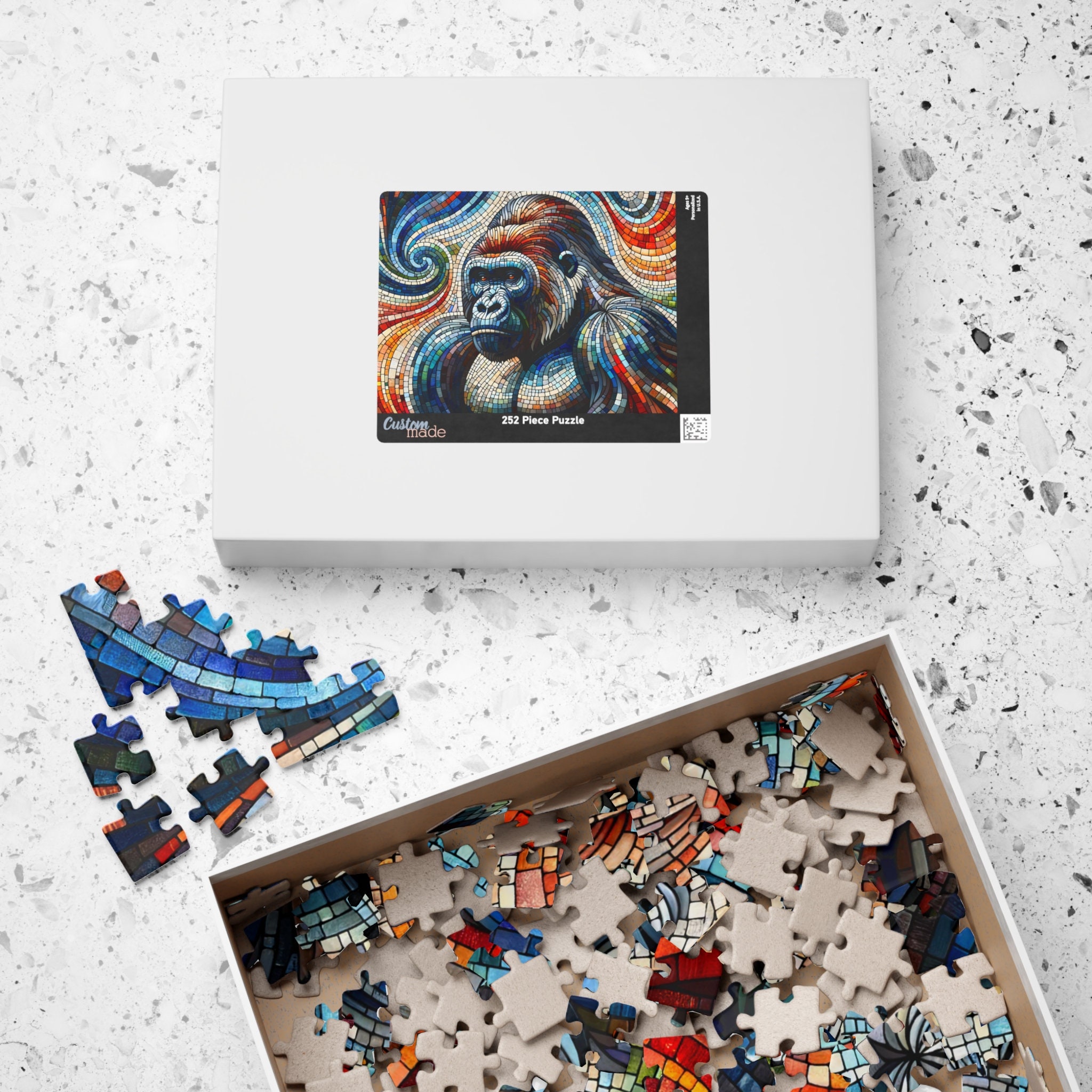 MOSAIC SERIES- GORILLA 2 Jigsaw Puzzle- 110 252 520 1014