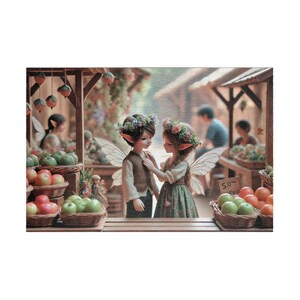 FAERY LIFE Faery Kids Looking Their Best Jigsaw Puzzle- 110 252 520 1014 piece options