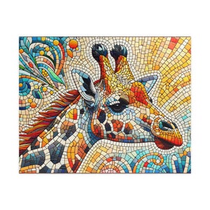 MOSAIC SERIES- GIRAFFE 1 Jigsaw Puzzle- 110 252 520 1014 piece options