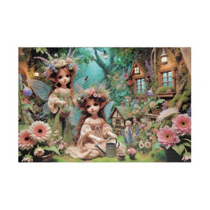 FAERY LIFE In the Garden Jigsaw Puzzle- 110 252 520 1014 piece options