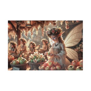 FAERY LIFE Choosing the Right Apple Jigsaw Puzzle- 110 252 520 1014 piece options