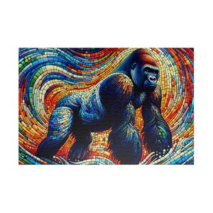 MOSAIC SERIES- GORILLA 4 Jigsaw Puzzle- 110 252 520 1014 piece options