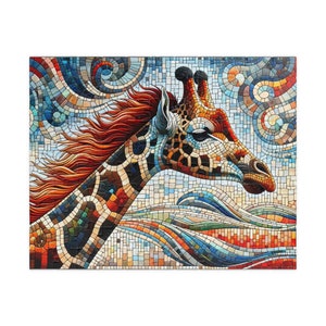 MOSAIC SERIES- GIRAFFE 2 Jigsaw Puzzle- 110 252 520 1014 piece options