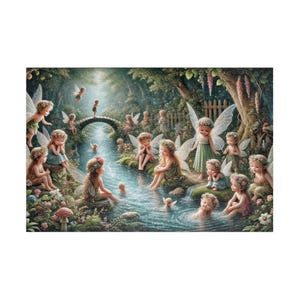 FAERY LIFE Waterbaby Faeries Jigsaw Puzzle- 110 252 520 1014 piece options