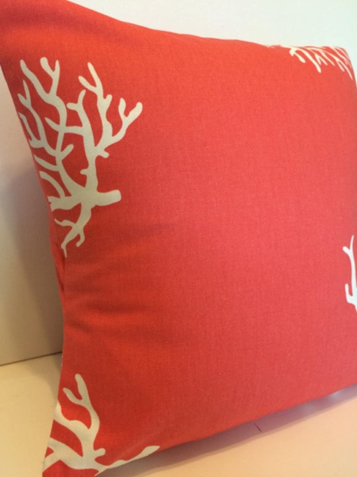 Decorative Pillow Cover coral Coral Etsy