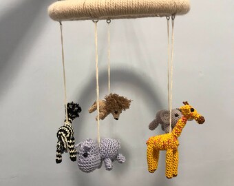 crochet baby mobile etsy