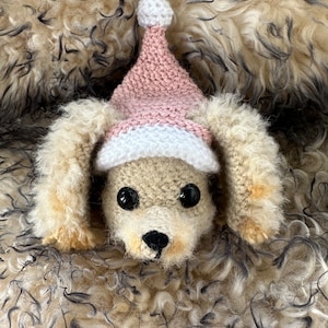 Personalised crochet Dog head replica