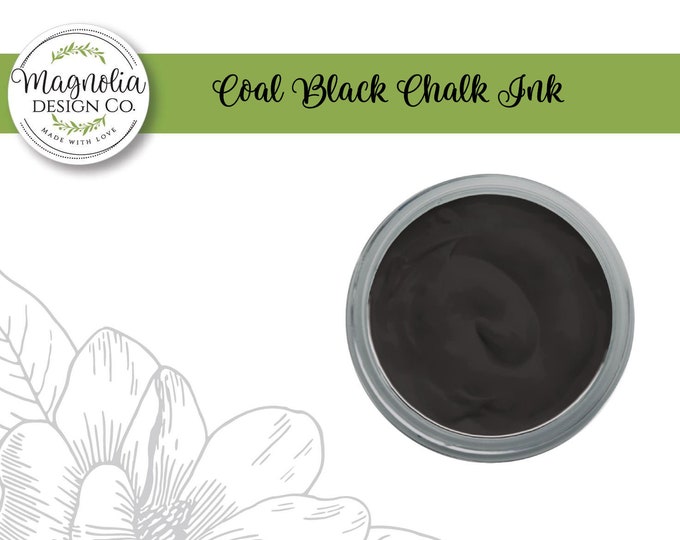 Magnolia Design Co-Inks Coal Black Chalk Ink-Chalk Art DIY