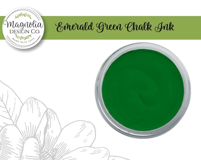 Magnolia Design Co-Inks Emerald Green Chalk Ink-Chalk Art DIY