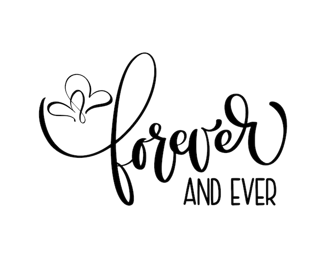 Magnolia Design Co-Forever and Ever 2023-Reusable Adhesive Silkscreen Stencil 5"X7"-Chalk Art DIY