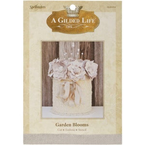 Spellbinders Shapeabilities A Gilded Life Garden Blooms Etched Flower Dies GLD-014 image 1