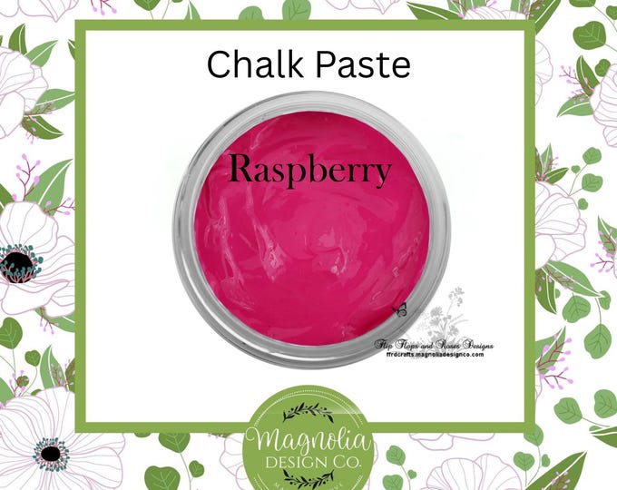 Raspberry Chalk Paste-Magnolia Design Co-Chalk Paste for Stencils-Chalk Art-DIY-Craft Supplies