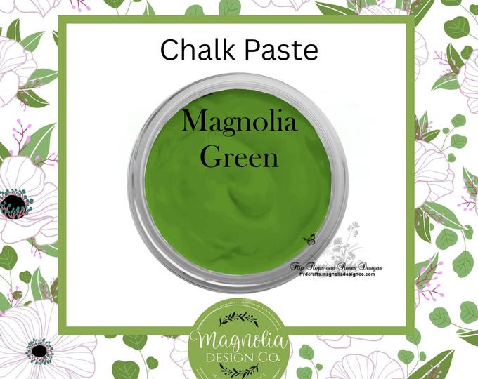 Magnolia Green Chalk Paste-Magnolia Design Co-Chalk Paste for Stencils-Chalk Art-DIY-Craft Supplies