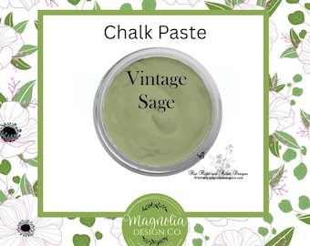 Vintage Sage Chalk Paste-Magnolia Design Co-Chalk Paste for Stencils-Chalk Art-DIY-Craft Supplies