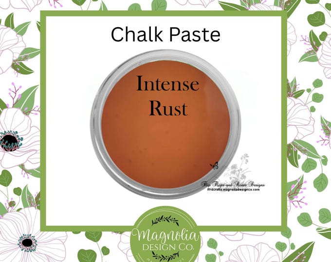Intense Rust Chalk Paste-Magnolia Design Co-Chalk Paste for Stencils-Chalk Art-DIY-Craft Supplies
