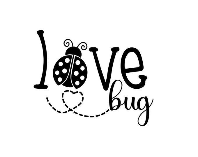 Magnolia Design Co-Love Bug-Reusable Adhesive Silkscreen Stencil 5"X7"-Chalk Art DIY