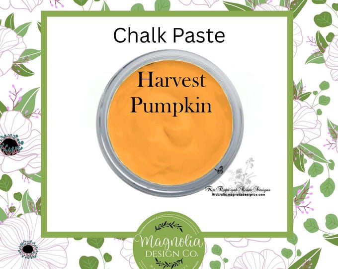 Harvest Pumpkin Chalk Paste-Magnolia Design Co-Chalk Paste for Stencils-Chalk Art-DIY-Craft Supplies
