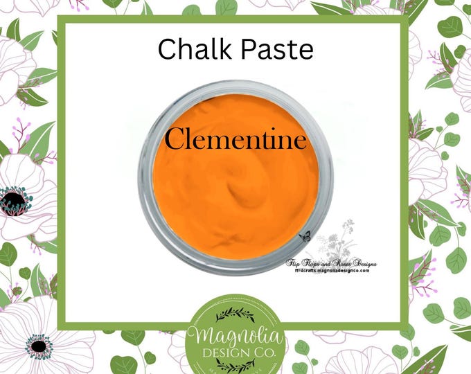 Clementine Chalk Paste-Magnolia Design Co-Chalk Paste for Stencils-Chalk Art-DIY-Craft Supplies