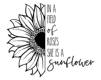 Magnolia Design Co-Shes a Sunflower-Reusable Adhesive Silkscreen Stencil 8.5" X 11"-Chalk Art DIY