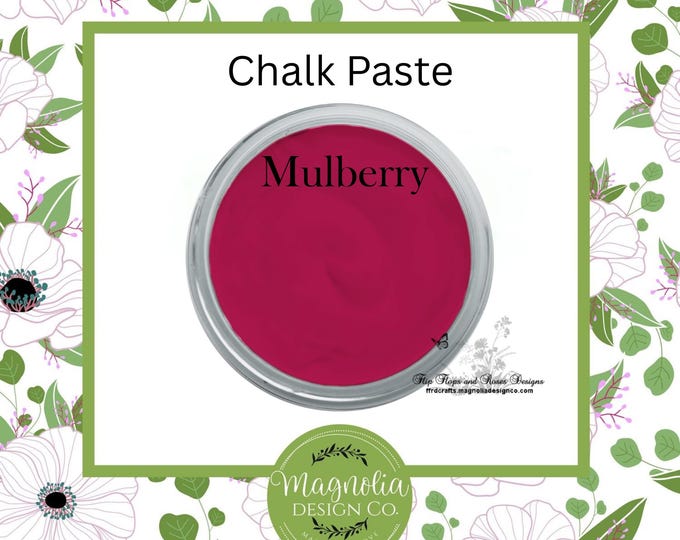 Mulberry Chalk Paste-Magnolia Design Co-Chalk Paste for Stencils-Chalk Art-DIY-Craft Supplies