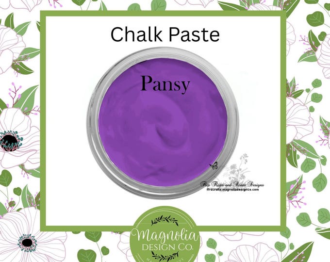 Pansy Chalk Paste-Magnolia Design Co-Chalk Paste for Stencils-Chalk Art-DIY-Craft Supplies