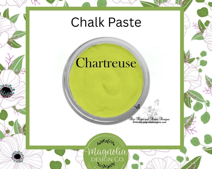 Chartreuse Chalk Paste-Magnolia Design Co-Chalk Paste for Stencils-Chalk Art-DIY-Craft Supplies