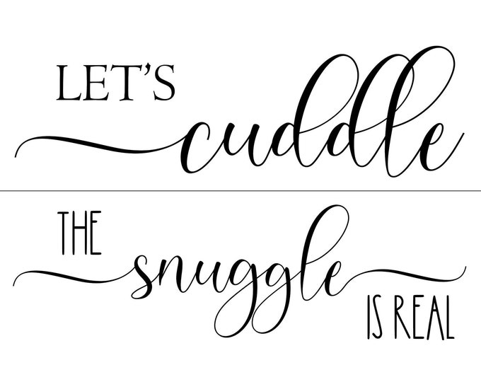 Magnolia Design Co-Lets Cuddle-Reusable Adhesive Silkscreen Stencil 12" x 18"-Chalk Art DIY