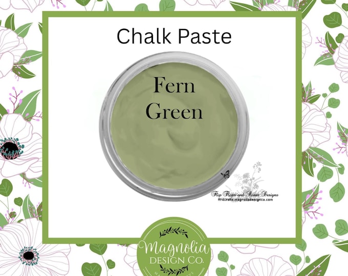 Fern Green Chalk Paste-Magnolia Design Co-Chalk Paste for Stencils-Chalk Art-DIY-Craft Supplies