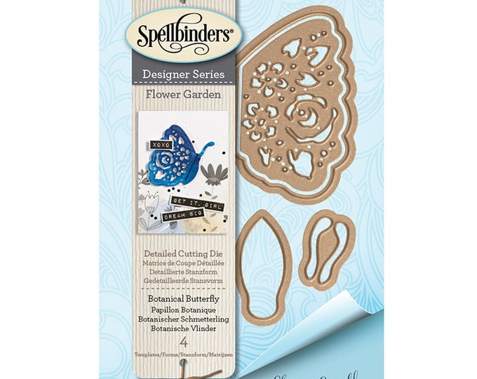 Spellbinders - Flower Garden Collection - Shapeabilities Dies - Botanical Butterfly - S2-286