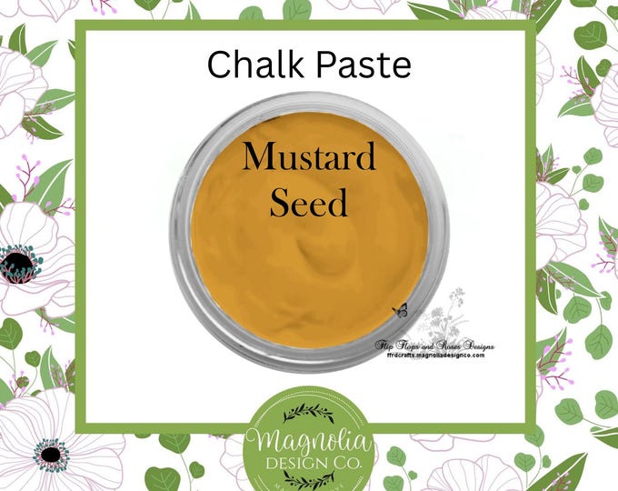 Mustard Seed Chalk Paste-Magnolia Design Co-Chalk Paste for Stencils-Chalk Art-DIY-Craft Supplies