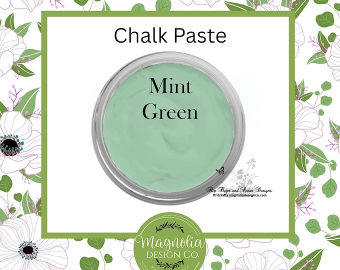 Mint Green Chalk Paste-Magnolia Design Co-Chalk Paste for Stencils-Chalk Art-DIY-Craft Supplies