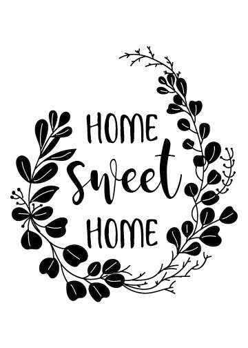 Magnolia Design Co-home Sweet Home-reusable Adhesive | Etsy