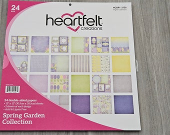 Heartfelt Creations Spring Garden Collection 12" x 12" HCDP1-2125